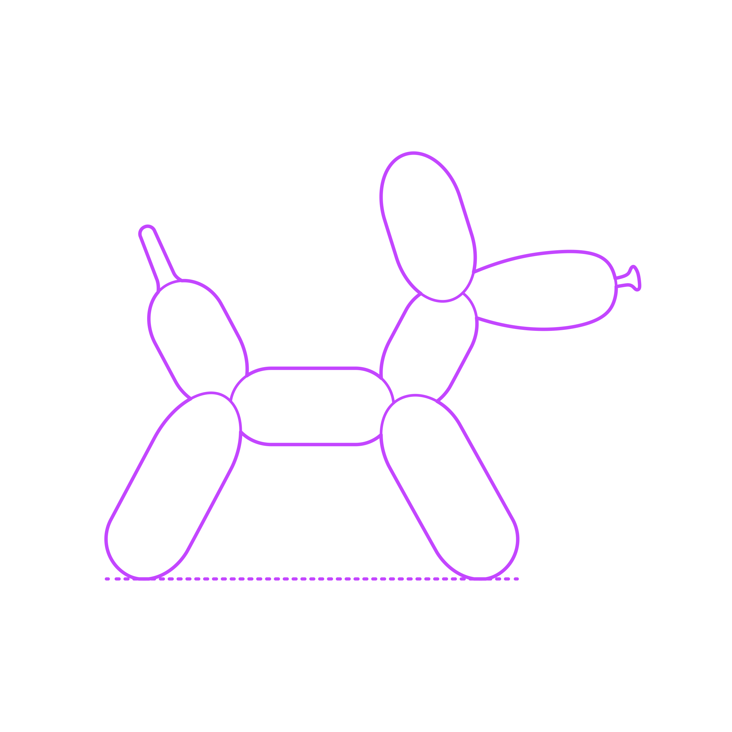 Culture Sculptures Balloon Dog Outline Svg File Free Vectors